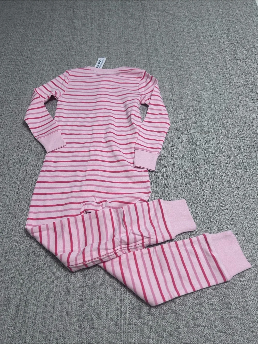 Old Navy Pink Striped Zip-Up Toddler One Piece Pajamas NWT. SIZE 4T